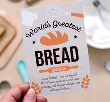 Load image into Gallery viewer, World&#39;s Greatest Bread Scripture Tract | FREE Download
